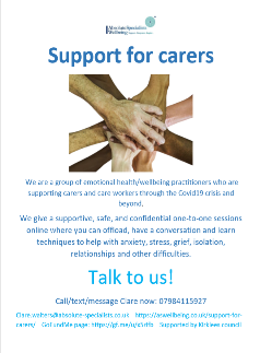 Emotional Support for Carers